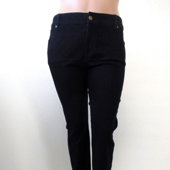 SUNRISE 51 Jeans Women Straight Leg Dark Blue Denim PLUS SIZE 20 NWOT - Picture 4 of 5